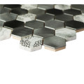 Aluminum Mix Marble Metal Mosaic for Backsplash